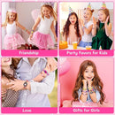 Friendship Bracelet Making Kit for Girls-DIY Bracelets Maker Art & Craft Kits for Kids-Jewelry String Braiding Set Toys for Age 6 7 8 9 10 11 12 Year Old Girl Advent Calendar Christmas Birthday Gifts by TinyTreasures Baby Boutique