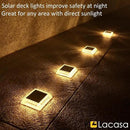 Lacasa Outdoor Solar Light, 4 Pack 30LM IP68 Waterproof Solar Garden Light Auto On/Off Solar Lighting for Stairs Paths Paths Paths Patio Deck Dock, Warm White 2700K by GreenHaven Gardens
