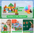 Goody King Magnetic Blocks |100PCS Magnetic Building Cube Game, Constructions Toys for Boys & Girls Age 3-4, 5 6 7 8 9 10, STEM Montessori Stacking Toy, Sensory Tiles Building Birthday for Toddlers by TinyTreasures Baby Boutique