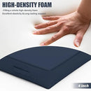 Patio Chair Cushions 18.5 X 16 X 4 Inch Waterproof Outdoor Seat Cushions for Patio Furniture, Outdoor Sofa Couch Pads with Ties & Handle, Set of 2, Navy Blue by GreenHaven Gardens