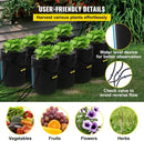 VEVOR DWC Hydroponic System, 5 Gallon 8 Buckets, Deep Water Culture Growing Bucket, Hydroponics Grow Kit with Pump, Air Stone and Water Level Device, for Indoor/Outdoor Leafy Vegetables by GreenHaven Gardens