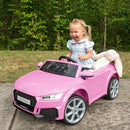 Kids Electric Car, Licensed Audi 6V Kids Ride on Toy Car for Toddlers with Remote - Pink by TinyTreasures Baby Boutique