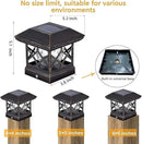 TWINSLUXES Solar Cap Lights Outdoor - Waterproof LED Fence Solar Lights for 3.5x3.5/4x4/5x5 Wood Posts in Patio, Deck or Garden Decoration by GreenHaven Gardens