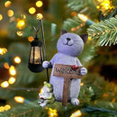 Cat Garden Statue with Solar Lantern: Cat Outdoor Figurine Decorations -Solar Garden Statue Decor for Patio,Balcony,Yard, Lawn - Gift for Mom, Grandma,Women, Housewarming,Birthday by CozyNest Decor
