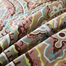 NEWLAKE Cotton Bedspread Quilt Sets-Reversible Patchwork Coverlet Set, European Paisley Blossom Pattern, King Size by CozyNest Decor
