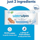 WaterWipes Sensitive+ Newborn & Baby Wipes, 3-In-1 Cleans, Cares, Protects, 99.9% Water, Unscented & Hypoallergenic, 540 Count (9 Packs) by TinyTreasures Baby Boutique