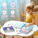 PERRYHOME 3PCS Sticker by Number Paint Books for Girls Ages 4-8, Unicorn Mermaid Frozen Themes Sticker Activity Books, Girls Crafts Party Birthday Christmas Gifts Toys by TinyTreasures Baby Boutique