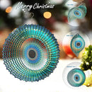FONMY Wind Spinner Mandala Starry Sky 12 inch 3D Stainless Steel Laser Cut Metal Art Geometric Pattern - Hanging Wind Spinner, Kinetic Yard Art Decorations - Indoor/Outdoor Décor by GreenHaven Gardens