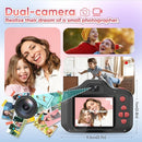 Seckton Upgrade Kids Selfie Camera, Christmas Birthday Gifts for Boys Girls Age 3-12, Children Digital Video Cameras with Flash, 2.4" Screen Portable Camera Toy 4 5 6 7 8 9 Year Old Boys Girls-Black by TinyTreasures Baby Boutique