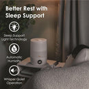 Crane Ultra-Quiet 3-in-1 Humidifier, Essential Oil Aroma Diffuser & Soothing Sleep Light - Compact 1.2 Gallon Capacity with Adjustable Night Light & Fragrance Tray - Ideal for Bedroom and Office by TinyTreasures Baby Boutique