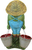 Design Toscano Buckets The Garden Frog Statue by GreenHaven Gardens