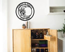 Moon Metal Floral Art Decor Black Boho Large Floral Moon and Star Phase Wall signs for Half Moon Flower Sculpture Hanging Wall Decor for Bedroom by CozyNest Decor