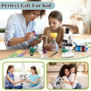 Little World Microscope for Kids, 100x 400x and 1200x Science Kits for Kids Age 5-7 Age 8-12, Microscope Beginner Kit with LED, Learning Resources Toys, Science Experiment STEM Kits, White by TinyTreasures Baby Boutique