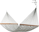 Original Pawleys Island 14DCOTG Deluxe Green Oatmeal Heirloom Tweed DURACORD Rope Hammock with Extension Chains & Tree Hooks, Handcrafted in The USA, 450 LB Weight Capacity, 13 ft. x 60 in. by GreenHaven Gardens