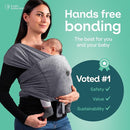 Koala Babycare Baby Carrier Wrap, Easy to Wear As a T-Shirt - Original Baby Carrier Newborn to Toddler - Sling One Size Fits All - Baby Wraps Carrier Up to 22lbs by TinyTreasures Baby Boutique