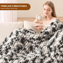 L'AGRATY Chunky Knit Blanket Throw: 50''x60'' Chenille Chunky Knitted Throw Blankets for Bed Couch - Handmade Thick Cable Knit Blanket - Large Crochet Rope Blankets for Home Decor by CozyNest Decor