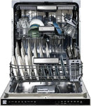 Kenmore 24" Built-in Stainless Steel Tub Dishwasher EasyFlex 3rd, SmartWash, UltraWash Plus, TurboDry, Adjustable Rack, Energy Star Certified, Fingerprint Resistant by CozyNest Decor