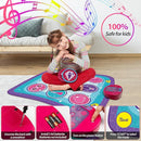 Kids Dance Mat Game Toy for Girls & Boys Ages 3-12, Interactive Electronic Rhythm Dance Step Pad with Built-in Music, Adjustable Volume & Fun Light-Up Steps, Perfect Birthday & Holiday Dance Game Gift by TinyTreasures Baby Boutique