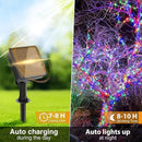 kolpop Solar Fairy Lights Outdoor Waterproof, 3 Pack 32FT 80LED Solar Powered String Light, 8 Modes Copper Wire Solar Twinkle Lighting for Tree Garden Yard Outside Christmas(Multicolor) by GreenHaven Gardens