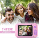 Kids Camera with 180° Flip-up Lens for Selfie & Video, HD Digital Video Cameras for Toddler with 32GB SD Card, Ideal for 3-8 Years Old Girls Boys on Birthday Christmas Party as Gift by TinyTreasures Baby Boutique