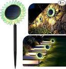 Hogni Solar Pathway Lights - 2 Pack LED Sunflower Garden Light, Waterproof Outdoor Decor for Wall, Lawn, Yard, Walkway, Patio, Landscape by GreenHaven Gardens