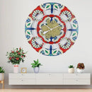 The Gears Clock Wall Clock Italy Collection with Moving Gears (Furore, 36 inch Round) by CozyNest Decor