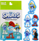 BioSwiss Bandages, The Smurfs Shaped Self Adhesive Bandage, Latex Free Sterile Wound Care, Fun First Aid Kit Supplies for Kids and Adults, 100 Count Box by TinyTreasures Baby Boutique