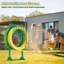 Garden Water Hose Holder Holds 2 * 150Ft Hoses, Heavy-Duty Metal Freestanding Hose Holder with 4 Spikes, Rustproof Garden Hose Hanger Storage for Outside, Yard, Lawn by GreenHaven Gardens