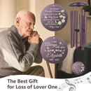 ASTARIN 36" Large Deep Tone Personalized Sympathy Wind Chimes, Memorial Wind Chime for Loss of Mother Father Loved One, Bereavement Gifts Decor Outdoor Patio Garden Graveyard by CozyNest Decor