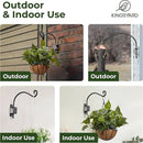 Kingsyard Swivel Plant Hangers Outdoor - 16 Inch Heavy Duty Wall Plant Hooks for Hanging Plant Baskets Bird Feeder Lanterns Wind Chimes by GreenHaven Gardens