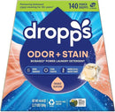 Dropps Odor & Stain Biobased Power Laundry Detergent Pods, Orange Blossom (140 Count) - HE Compatible Laundry Pods for Fresh Clothes - Laundry Soap Supplies & Recyclable Paperboard Packaging by CozyNest Decor