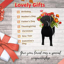 Black Labrador Dog Planter Plant Pots,Cute Garden Dog Flower Planter,Dog Planters Birthday Gifts for Women,Office,Indoor/Outdoor Decor(9.45 * 6.38 * 13.39in) by GreenHaven Gardens