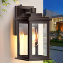 VIANIS Oil Rubbed Bronze Dusk to Dawn Outdoor Lights, Anti-Rust Aluminum Outside Lights for House, Modern Waterproof Hardwired Outdoor Wall Sconce for Porch, Garage, Front Door, Easy-to-Install by GreenHaven Gardens