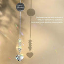 Sympathy Gifts for Loss of Loved One, Unique Memorial Gifts, Bereavement Gift Ideas for Loss of Mom Dad Son, Crystal Ball Sun Catchers Indoor Window, Christmas Decor, 45mm Heart Sun Catchers by GreenHaven Gardens