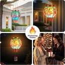 Flamingo Solar Hot Air Balloon Lantern,Outdoor Decor with Flame Lights Waterproof, Hanging for Garden Yard Lawn Patio, Unique Gifts for Women Mom Grandma Gardener for Mother'Day Christmas by GreenHaven Gardens