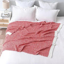 MIULEE Red Super Soft Throw Blanket for Couch, Cozy Fluffy Warm Blankets Lightweight Knit Throw Blankets for Sofa, Bed, Chair, Living Room, Camping, Picnic, 60 x 80 inch by CozyNest Decor