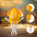 Magic Dancing Octopus Toys, Musical LED Toy, 3 Colors Available (Yellow) by TinyTreasures Baby Boutique