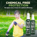 Deet-Free Insect & Mosquito Repellent Pack of 2 (4 oz) – Nice Smelling Insect Repellent with Lemongrass Oil Safe for Pets and Kids – Bug Spray Against Mosquitoes, Gnats, Black Flies, and No-See-ums by TinyTreasures Baby Boutique