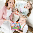 NASHRIO Wooden Educational Jigsaw Puzzles for Preschool Kids Ages 3-5, 4-Pack with 20 Pieces Unicorn Princess Wood Puzzles Set, Toddler Brain Teaser Toys, Preschool Gifts for Boys Girls Ages 3 4 5 6 by TinyTreasures Baby Boutique
