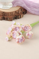 Floroom Ranunculus Artificial Flowers 18 Pcs Lilac Faux Silk Mini Ranunculus Bulk Fake Wedding Filler Flowers for DIY Bouquets, Centerpieces, Bridal Shower Decorations & Arrangements by CozyNest Decor