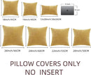 Fancy Homi 2 Packs Mustard Yellow Lumbar Decorative Throw Pillow Covers 12x20 Inch for Living Room Couch Bed, Rustic Farmhouse Boho Home Decor, Soft Striped Corduroy Rectangle Accent Cushion Case by CozyNest Decor
