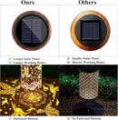 Toodour Solar Lantern Outdoor, Hummingbird Gifts for Women Mom Grandma Hanging Solar Outdoor Lights Waterproof, Hollow Out Retro Metal Hummingbird Lights for Patio, Balcony, Walkway, Yard Decorations