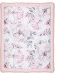Lambs & Ivy Signature Botanical Baby Watercolor Floral 4-Piece Crib Bedding Set by TinyTreasures Baby Boutique