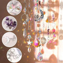 10 Set DIY Suncatcher Making Kits,Crystal Suncatcher Prism Hanging Kit with Hooks/Chain Rainbow Maker,Make Your Own Decorative Hanging Suncatcher for Adults Wedding Windows Home Garden by GreenHaven Gardens