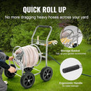 VEVOR Hose Reel Cart, Hold Up to 250 ft of 5/8’’ Hose, Garden Water Hose Carts Mobile Tools with 4 Wheels, Heavy Duty Powder-coated Steel Outdoor Planting with Storage Basket, for Garden, Yard, Lawn by GreenHaven Gardens