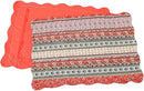 NEWLAKE Quilted Cotton Bed Pillowcases,Striped Classical Style, 2 Pieces, 20x36 Inch by CozyNest Decor