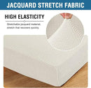H.VERSAILTEX Super Stretch Individual Seat Cushion Covers Sofa Covers Couch Cushion Covers Slipcover Sets Thick Jacquard Textured Twill Fabric (1 Piece Sofa Cushion Cover, Porcelain) by CozyNest Decor
