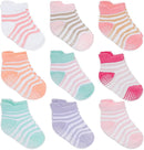 Zaples Baby Non Slip Grip Ankle Socks with Non Skid Soles for Infants Toddlers Kids Boys Girls by TinyTreasures Baby Boutique