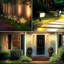 Consciot Solar Spot Lights Outdoor Waterproof, 24 LED Dusk-to-Dawn Solar Spotlight, 2 in 1 Adjustable Wall Lights, Warm White Solar Landscape Spotlights for Garden Yard Wall Walkway, 4 Pack by GreenHaven Gardens