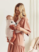 BabyBjörn Baby Carrier Mini, 3D Jersey, Light Beige | Newborn Carrier (7-25 lbs), Ergonomic, Easy-to-Use by TinyTreasures Baby Boutique
